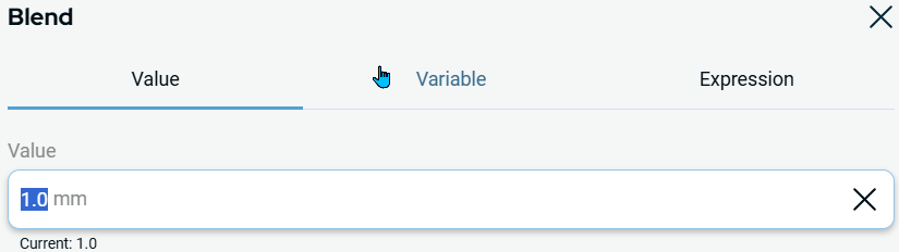 PolyScopeX-Value Variable Expression Blend