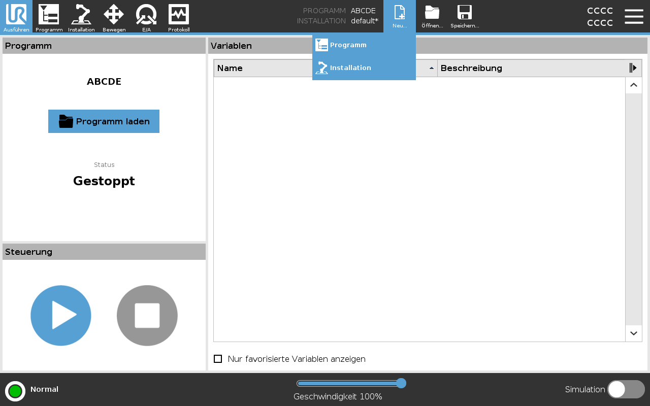 Programm- und Installationsmanager