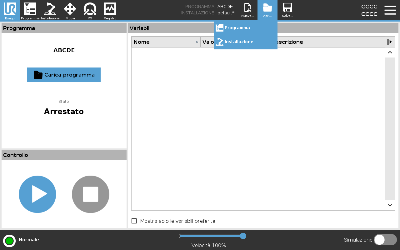 Manager del programma e dell'installazione