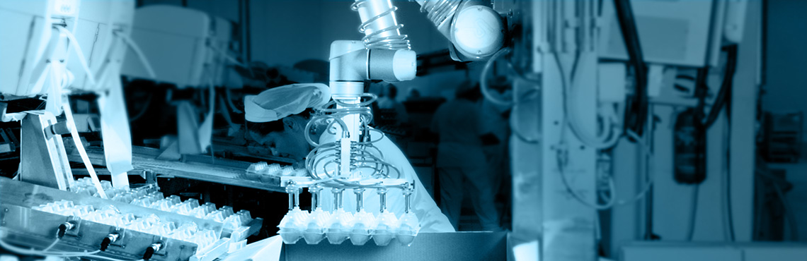 Food and agriculture industries improved by robot arms