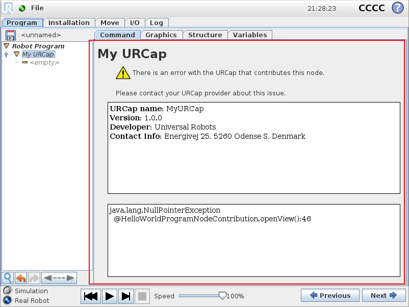 universal robots script programming