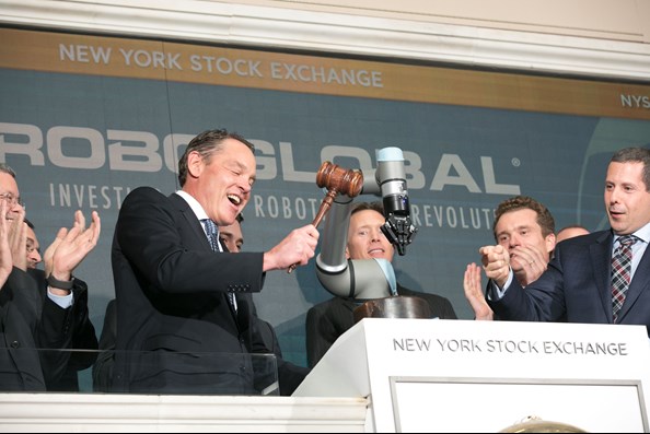UR5e the bell New York Stock Exchange