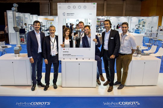 Equipo de Universal Robots en WeAreCOBOTS