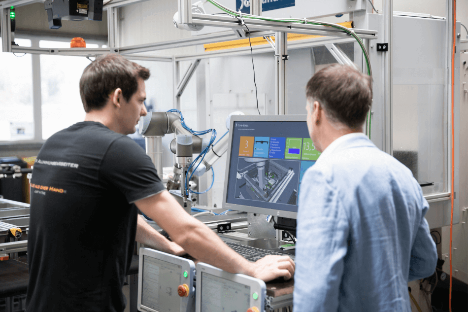 Programmieren eines Cobots