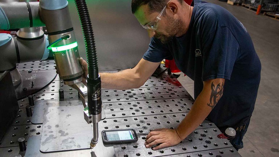Teaching a cobot to weld with the  BotX Welder