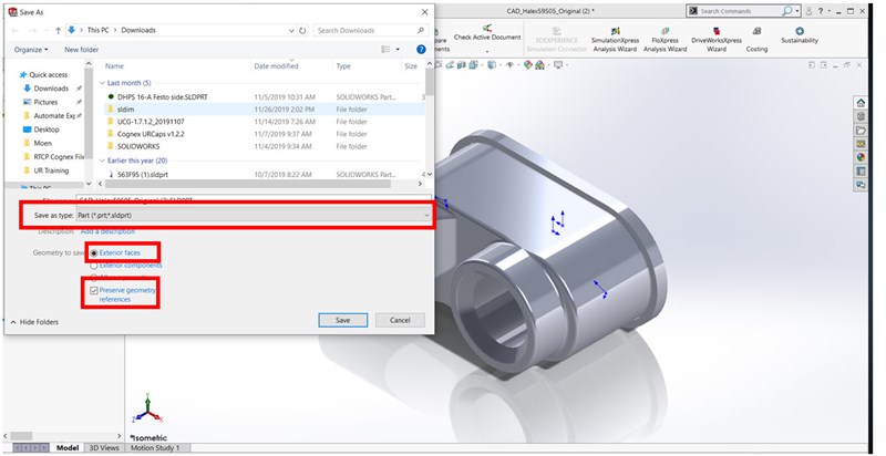i det mindste Ynkelig ikke Universal Robots - ActiNav - Creating a Simplified Part Model using Solidworks i det mindste Ynkelig ikke Universal Robots - ActiNav - Creating a Simplified Part Model using Solidworks
