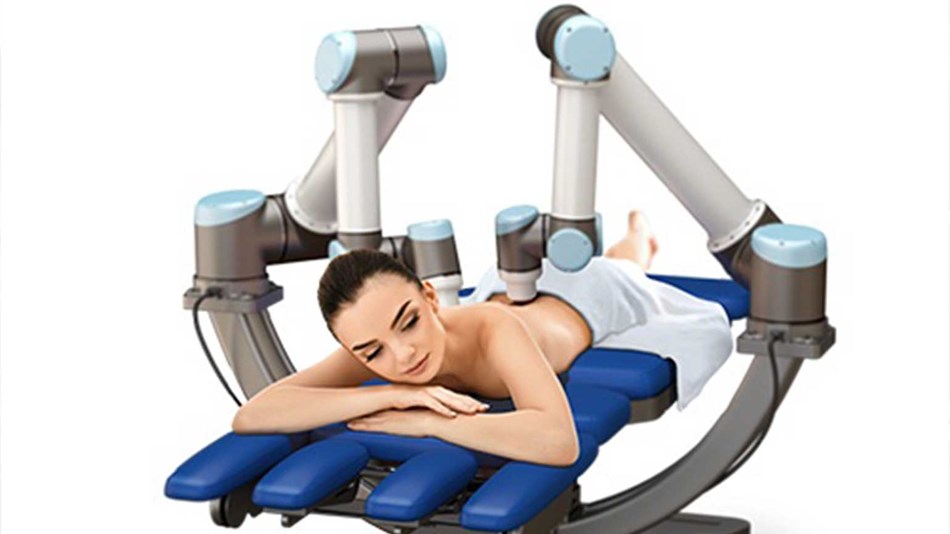 Massage Robotics, a Southern California startup integrates UR10 arm