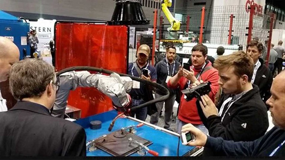SnapWeld attracted significant attendee and media attention at FABTECH