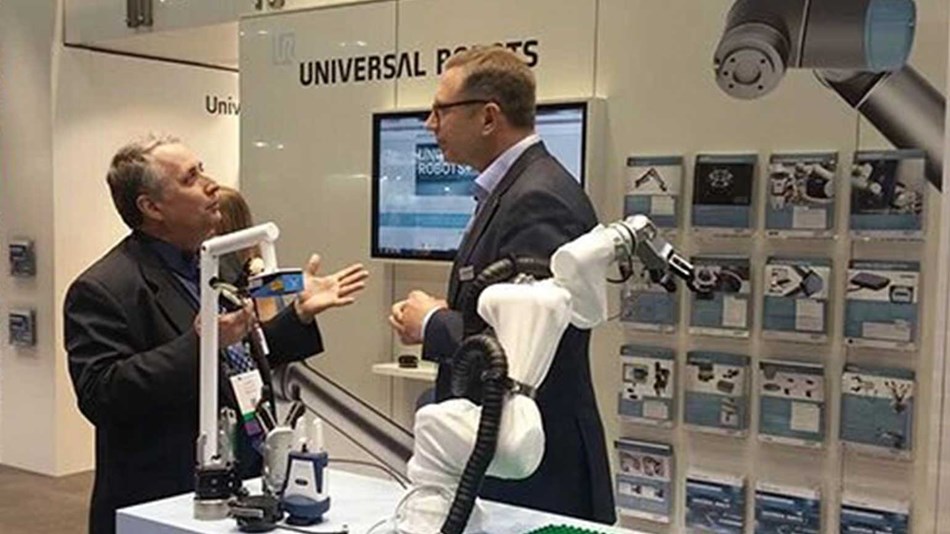 President of Universal Robots Jürgen von Hollen discusses the expanding UR+ platform 