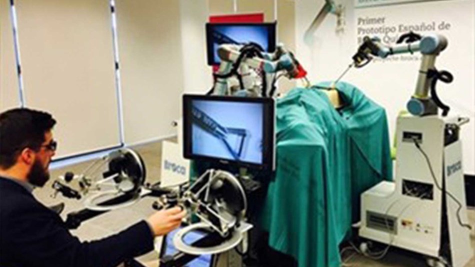 The first surgical robot cobot made in Spain.