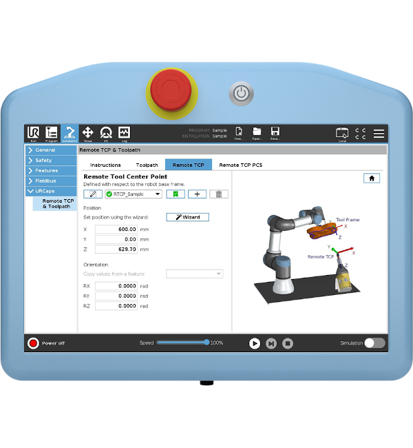 Remote TCP & Toolpath URCap