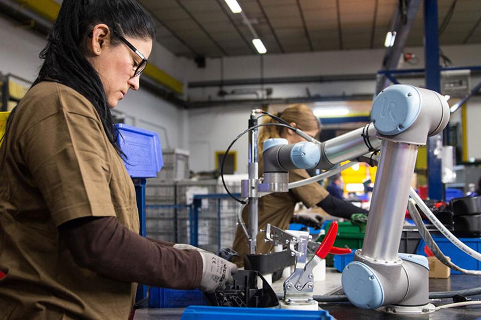 Cobots in productielijn