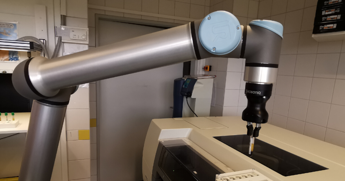 So Entlasten Cobots Laborpersonal Universal Robots