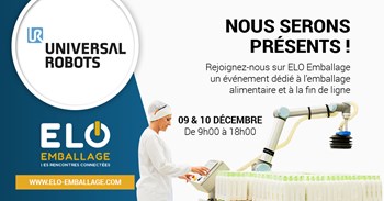 Universal Robots participe au salon virtuel ELO Emballage les 9 et 10 décembre