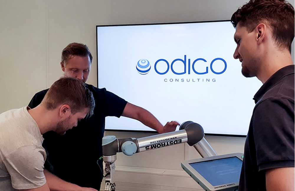 Teknikkonsulterna Odigo är Universal Robots första certifierade integratör i Sverige.