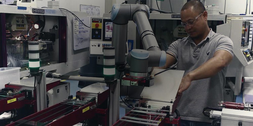 Cobots na fabricação de dispositivos médicos