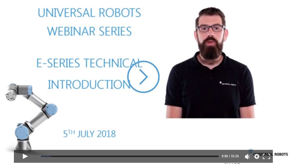 non si smette mai d'imparare. arrivano i webinar - Universal Robots