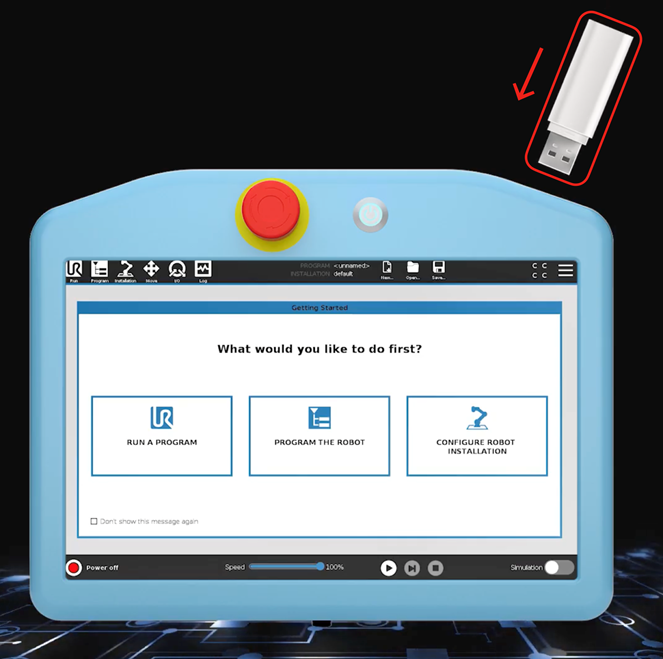 Universal Robots - How to export support files your robot