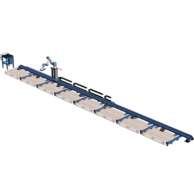 palletisation UR10e vention