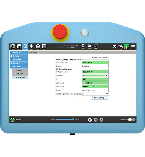 UR+ Tripp Lite PowerAlert® Cobot Power Monitoring System