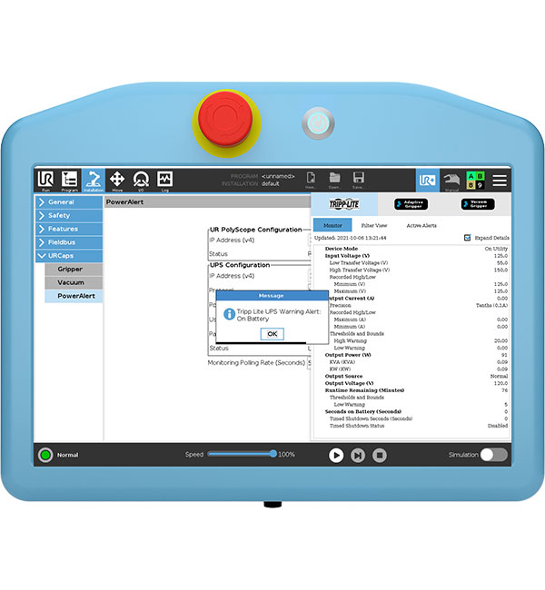 UR+ Tripp Lite PowerAlert® Cobot Power Monitoring System