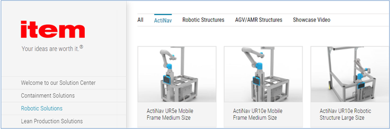 item actinav stands