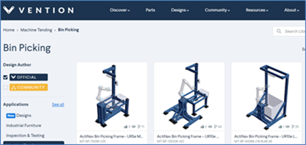 vention actinav stands
