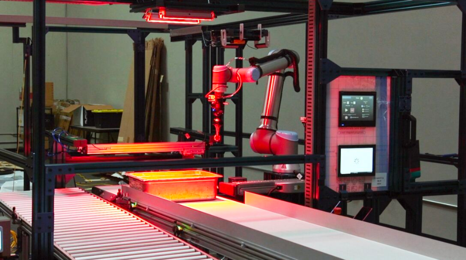 UR10e-based metrology system for aerospace components can be deployed within the manufacturing environment for operator-free inspection. 