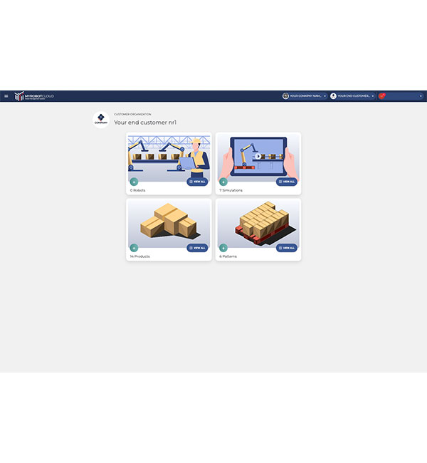 UR+ MyRobot.cloud Palletizing Robot Management Platform Universal