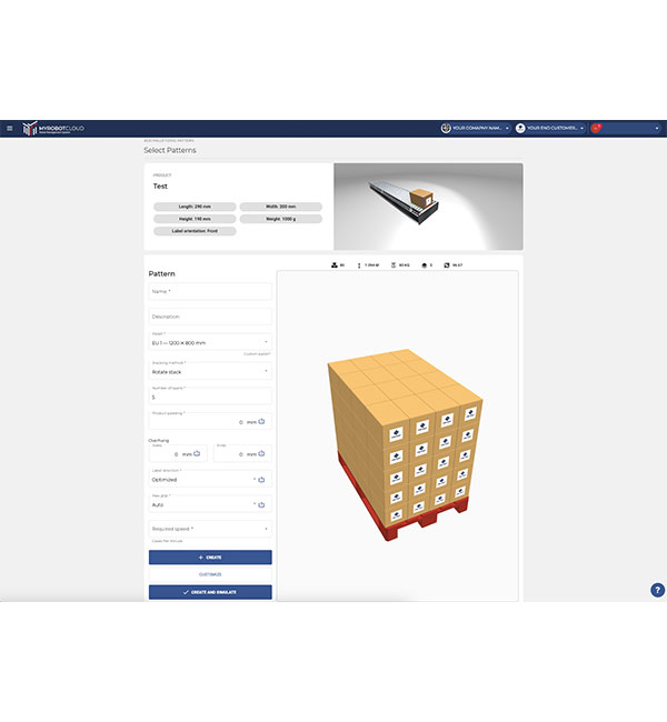 UR+ MyRobot.cloud Palletizing Robot Management Platform Universal