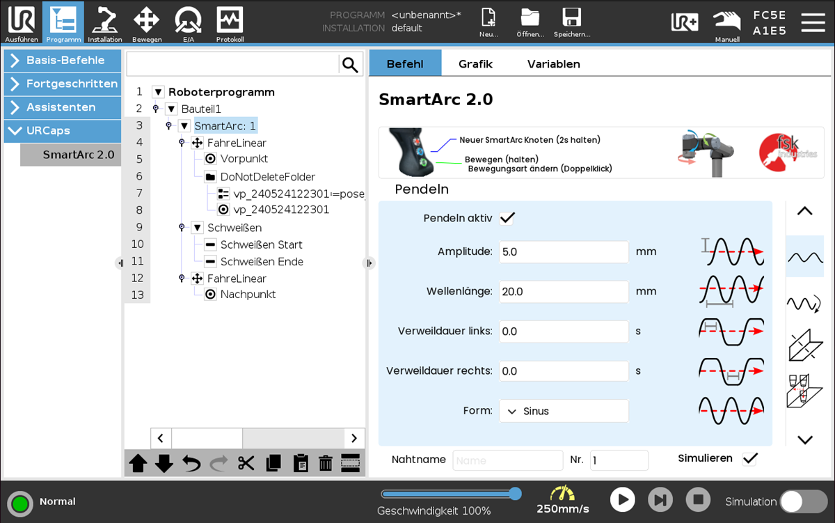 Universal Controller Ur 12 Bn Codeliste Deutsch UR+ | FSK industries SmartCell for Universal Robots