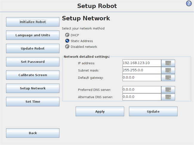 Setup Network