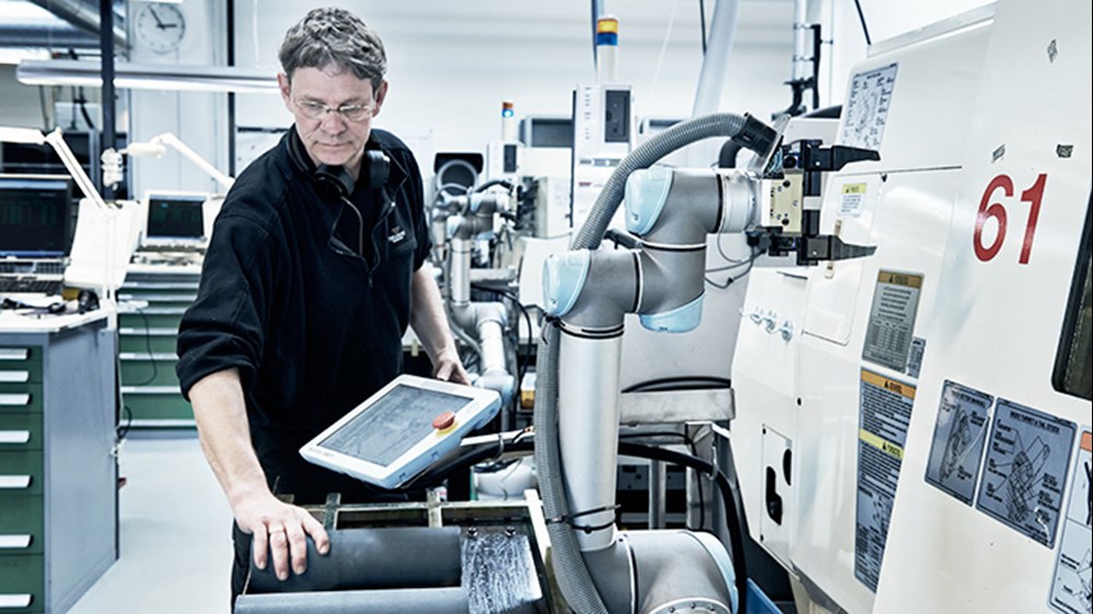 Trelleborg, machine tending con Cobot UR